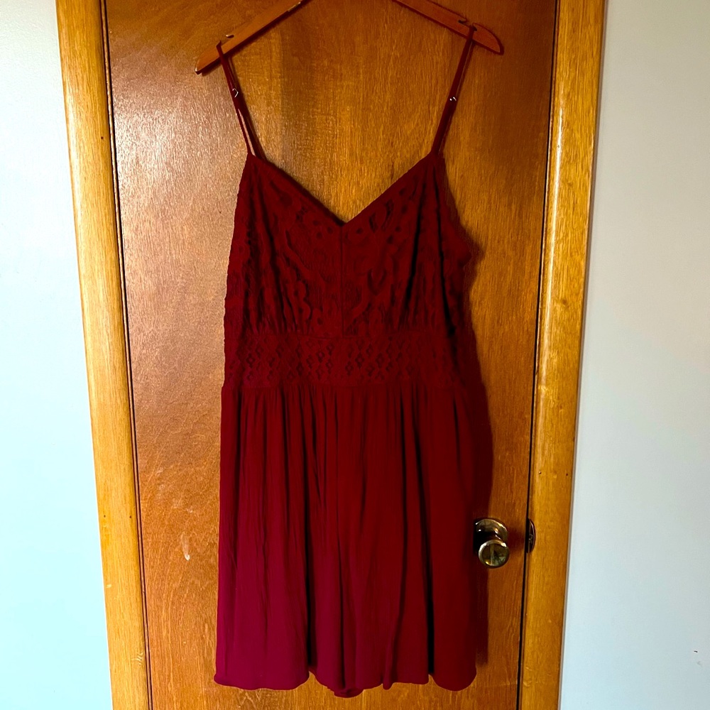 Maurices XL Maroon Romper
